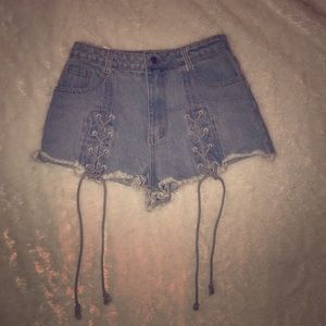 Honey Belle denim shorts